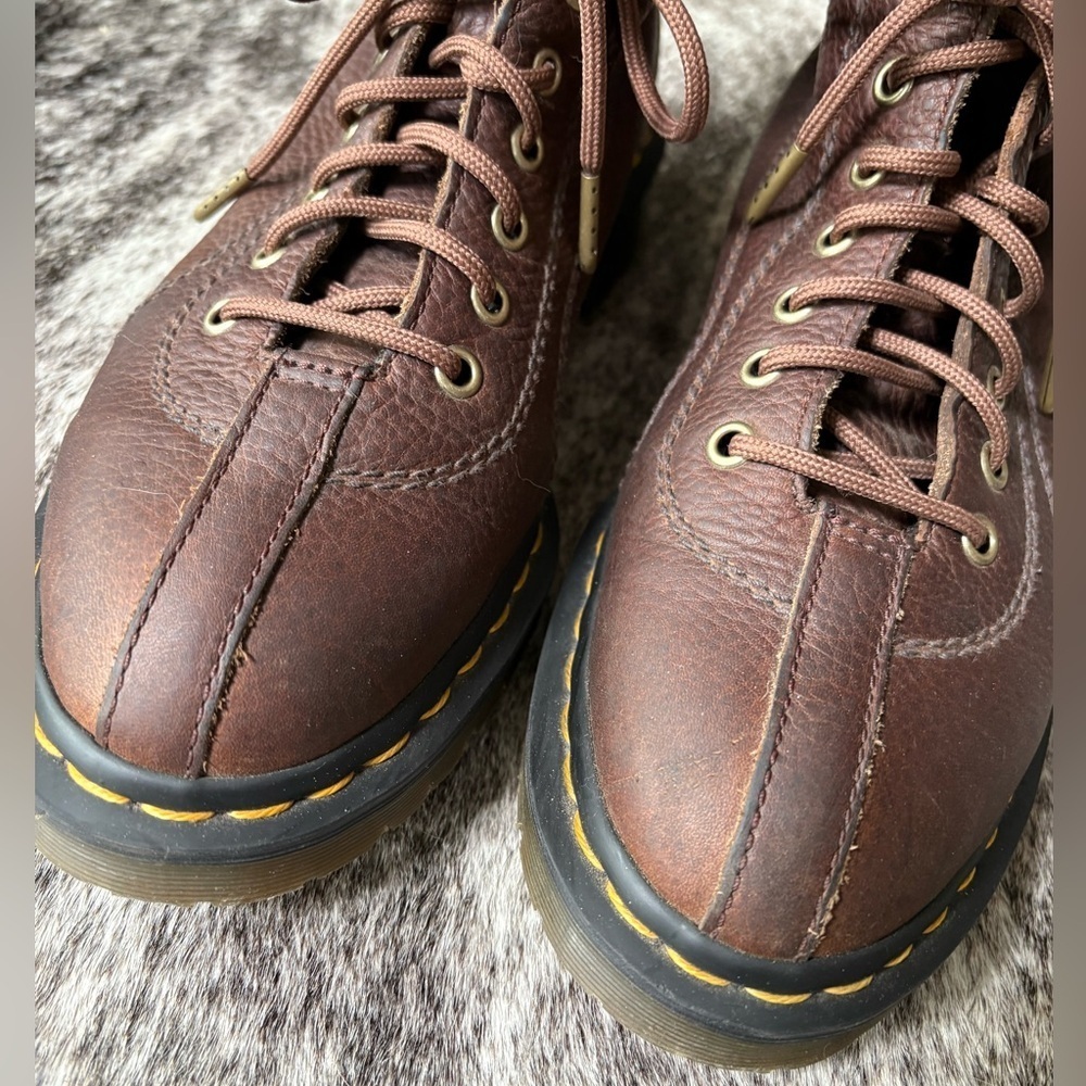Dr Martens Santo Padded Collar Brown Leather Boot - Picture 6 of 9